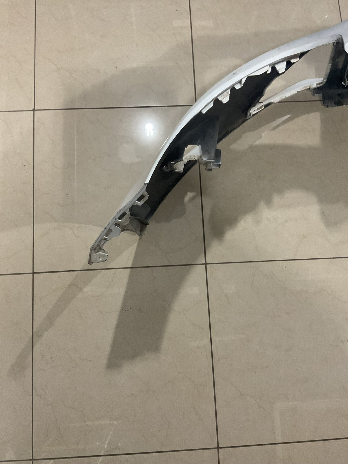 Front Bumper Cover White 2012-2014 Ford Focus bm51 17757 c OEM