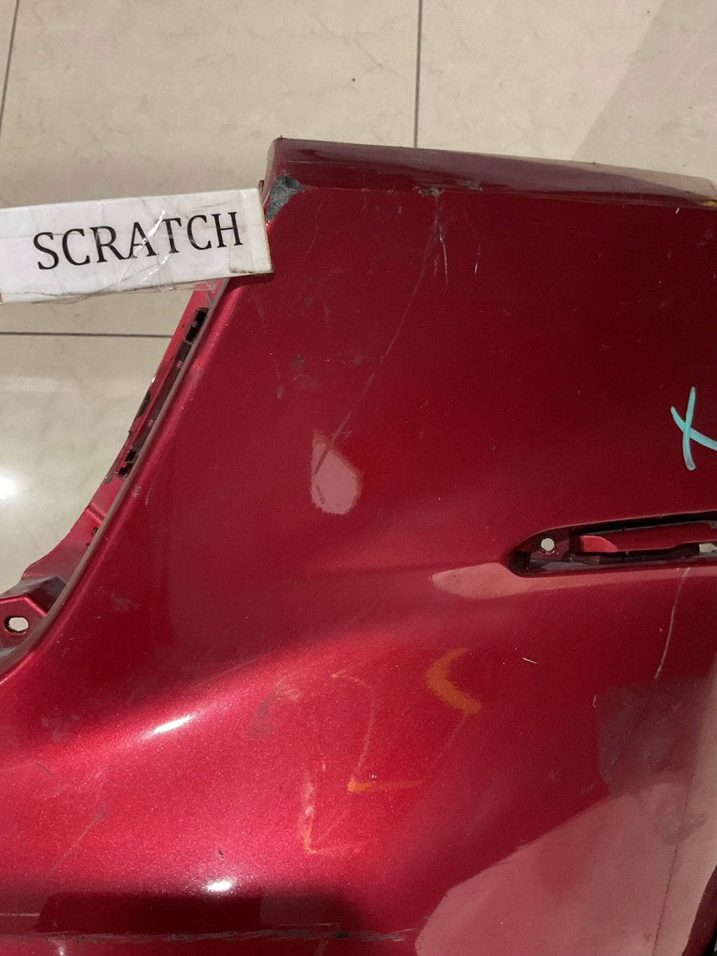 Front Upper Bumper Cover Red Honda Pilot 2023-2024 71101+T90+A000 OEM
