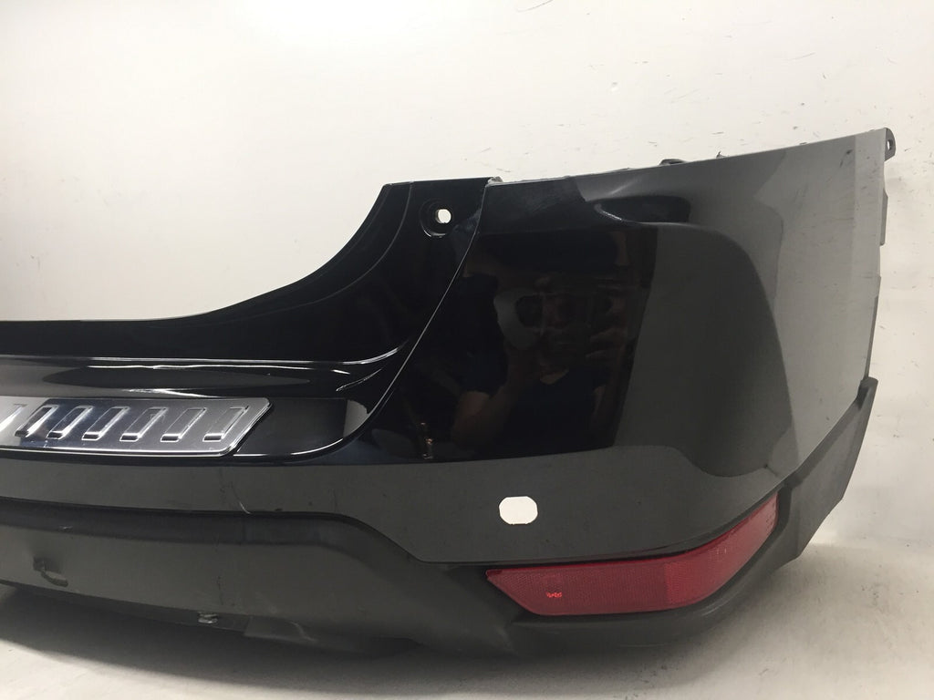Rear Bumper Cover Nissan Rogue S SL SV SV Hybrid SL Hyb w/Sensor Hole 17-19 OEM2