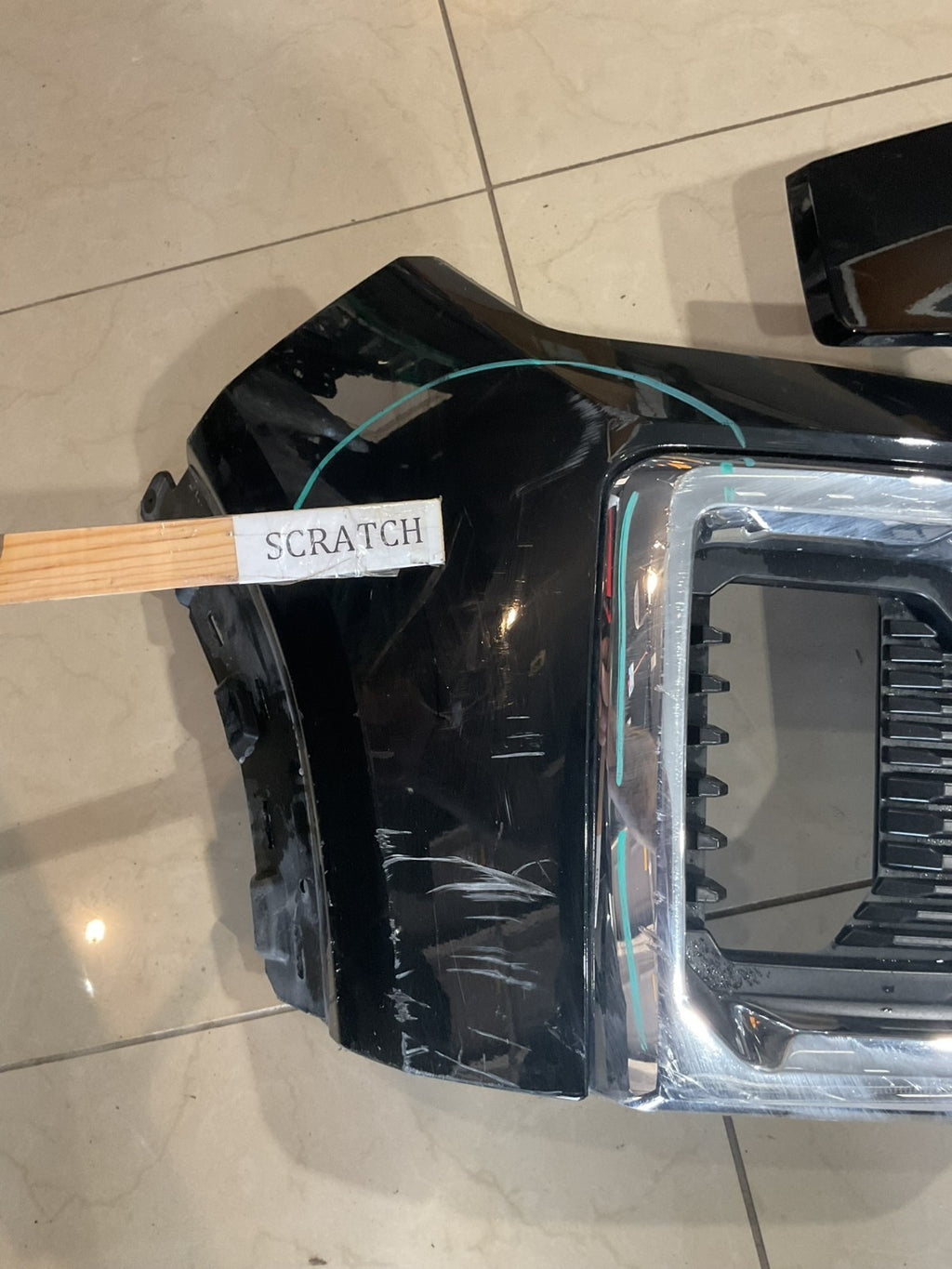 Front Bumper Cover Black 2019 2020 2021 GMC Sierra 1500 CAPA