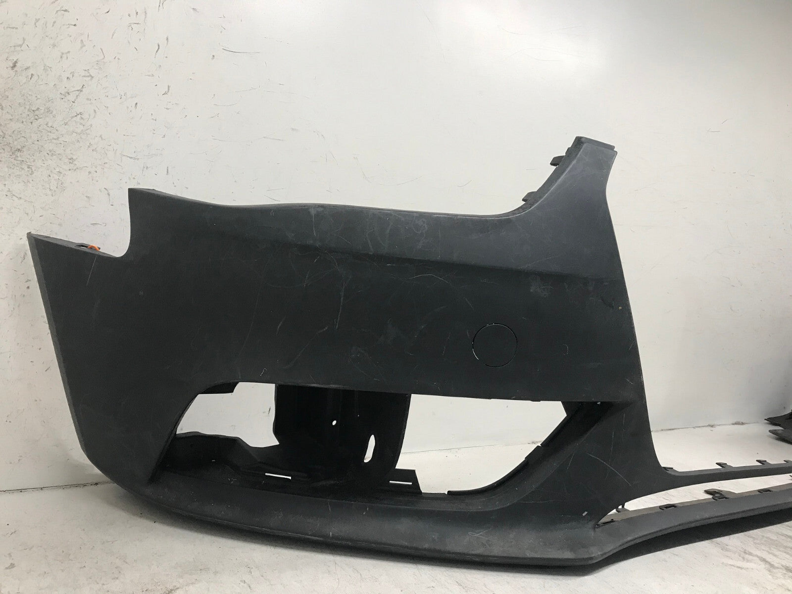 Front Bumper Cover Black 2013-2016 Audi A4 8K0807437 OEM