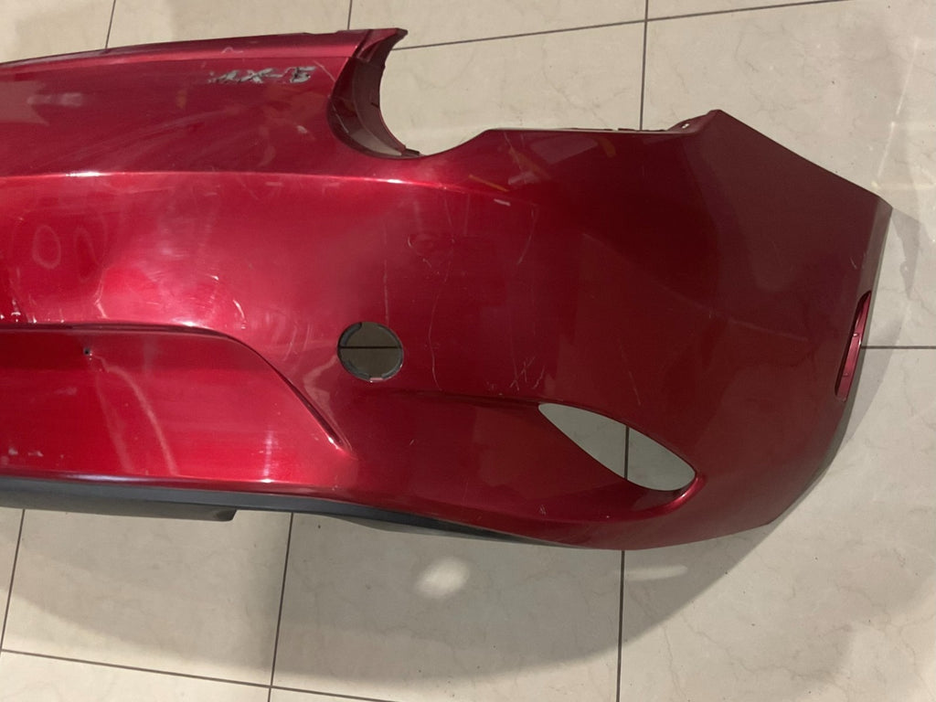 Rear Bumper Cover Red 2016-2018 Mazda Mx-5 Miata Convertible n243+50221 OEM