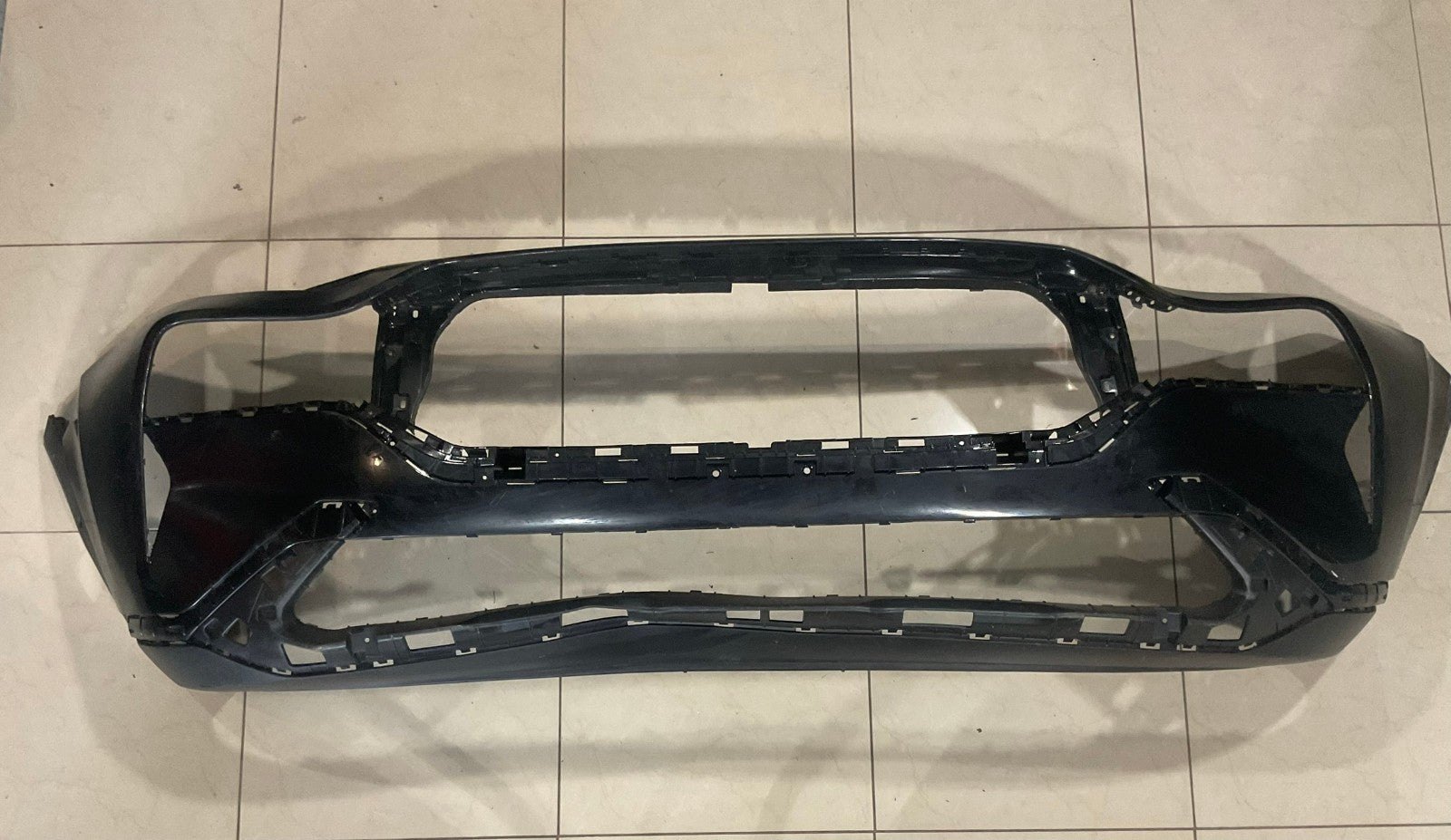 Front Bumper Cover Black 2021 2022 2023 Hyundai Santa Fe CAPA