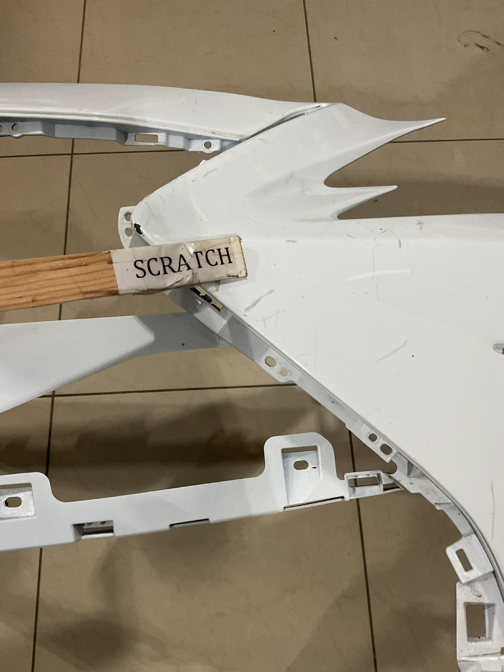 Front Bumper Cover White Lexus ES350 Base 2019 52119+06j00 OEM
