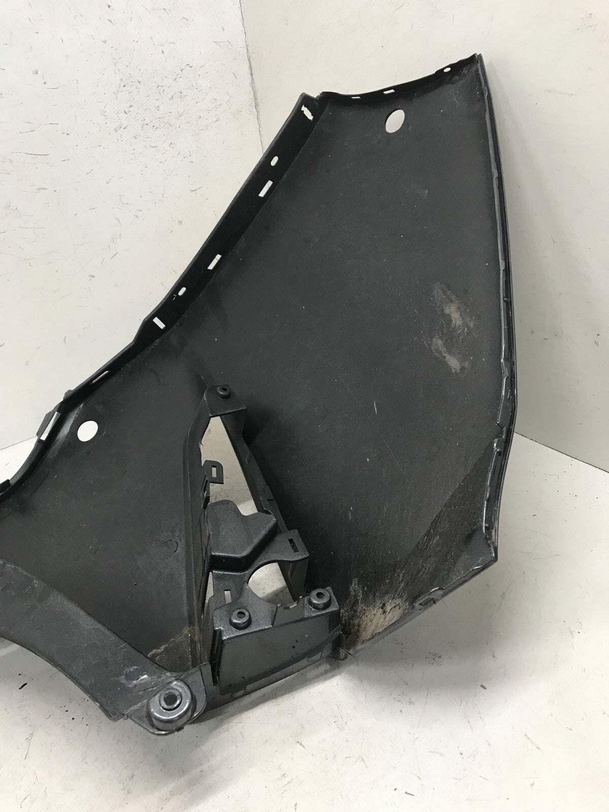 Rear Bumper Cover Gray Toyota Prius Two Three Four 16-18 w/Sensor Holes OEM