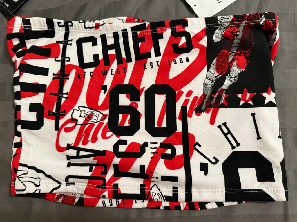 Women’s NEW  Chiefs Crop top Football Sports NFL Cropped Tube Top