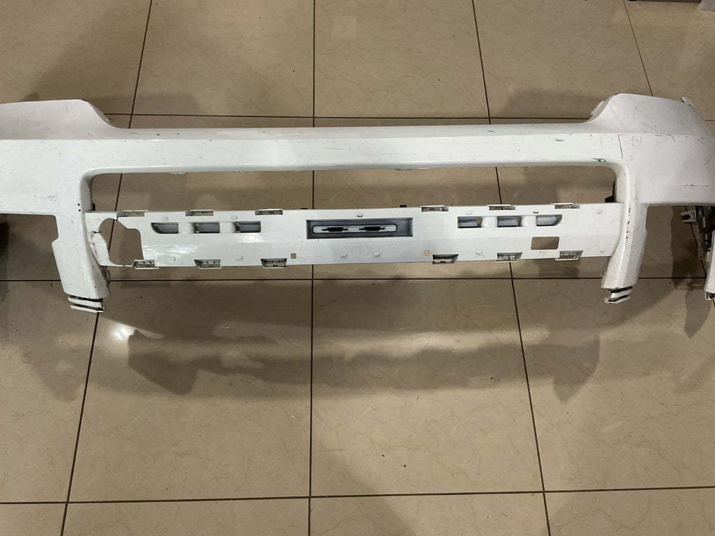 Front Bumper Cover White 2021 2022 2023 Jeep Grand Cherokee L 6sd13trmm OEM