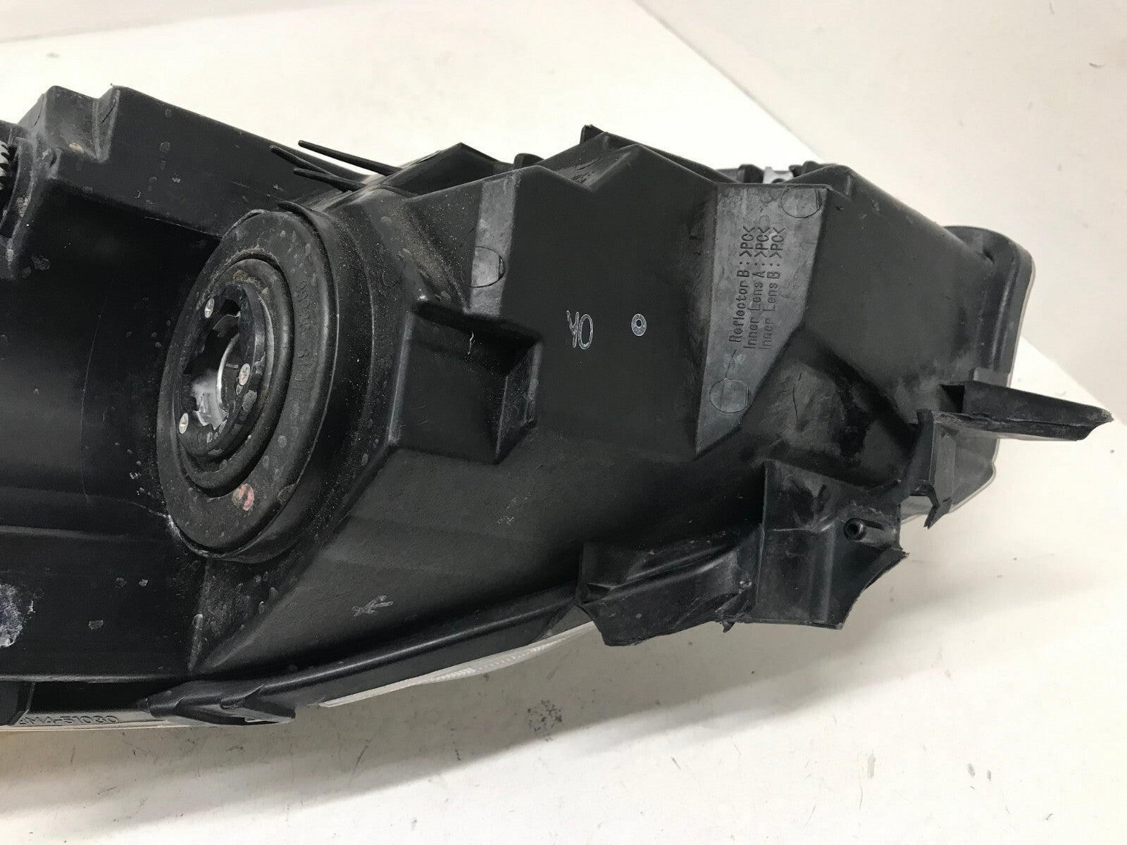Headlight Damaged Right passenger RH Mazda 3 Speed 2010-2013 BBM4-51030 OEM