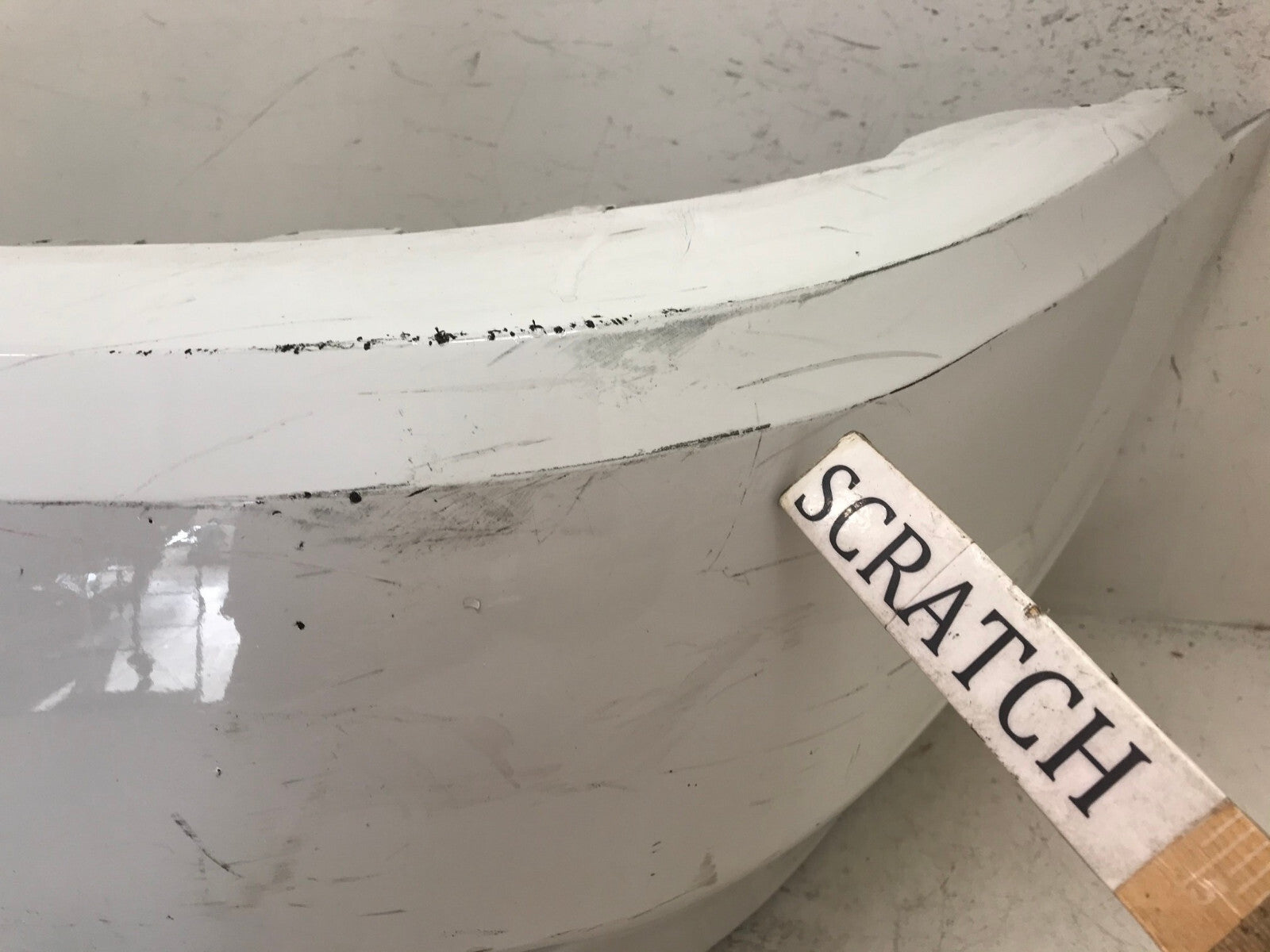Front Bumper Cover White 1999-2004 Ford Mustang GT CAPA