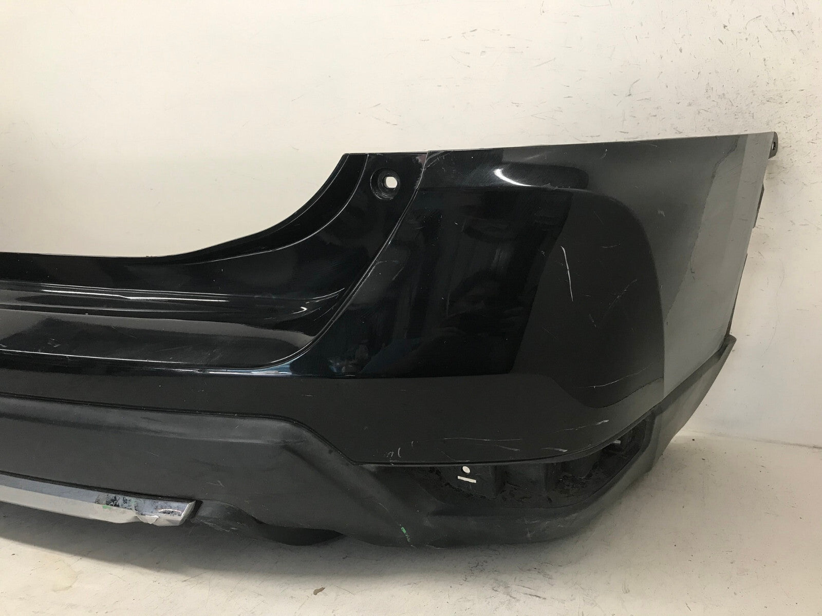 Rear Bumper Cover Nissan Rogue S SL SV SV Hybrid SL Hybrid Black 17 18 OEM2