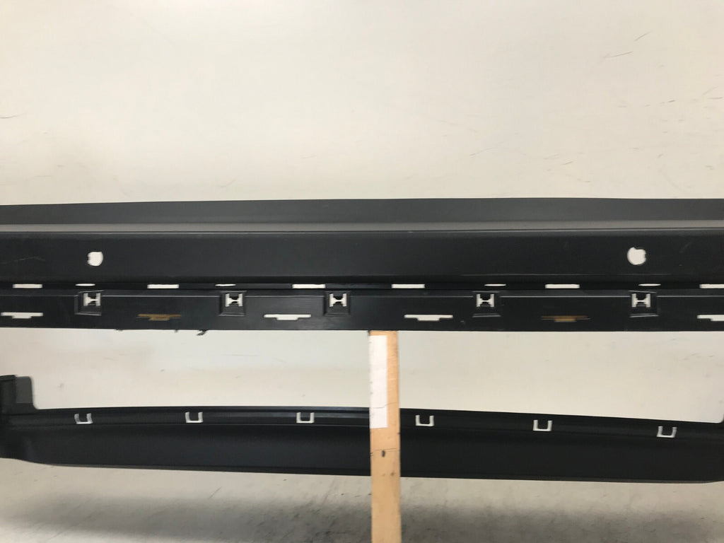 Rear Bumper Cover Black 2021-2022 Nissan Rogue Sport S/SV/SL w/Sensor Holes OEM