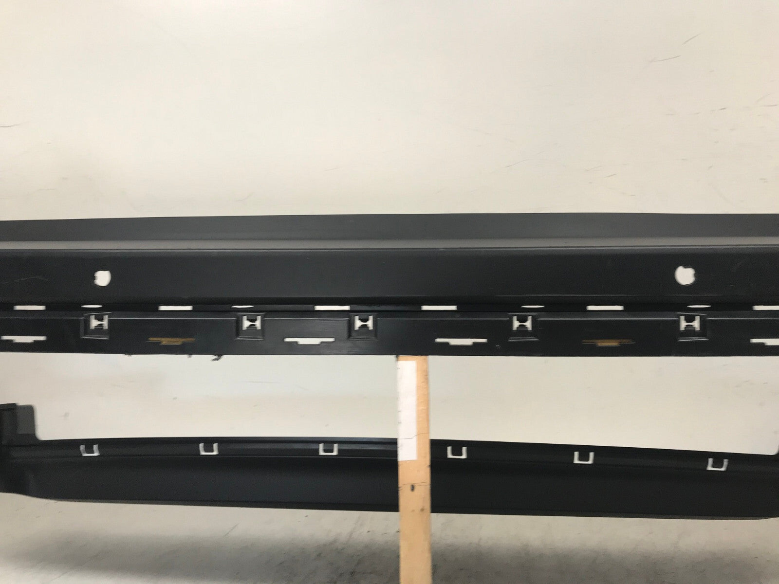 Rear Bumper Cover Black 2021-2022 Nissan Rogue Sport S/SV/SL w/Sensor Holes OEM