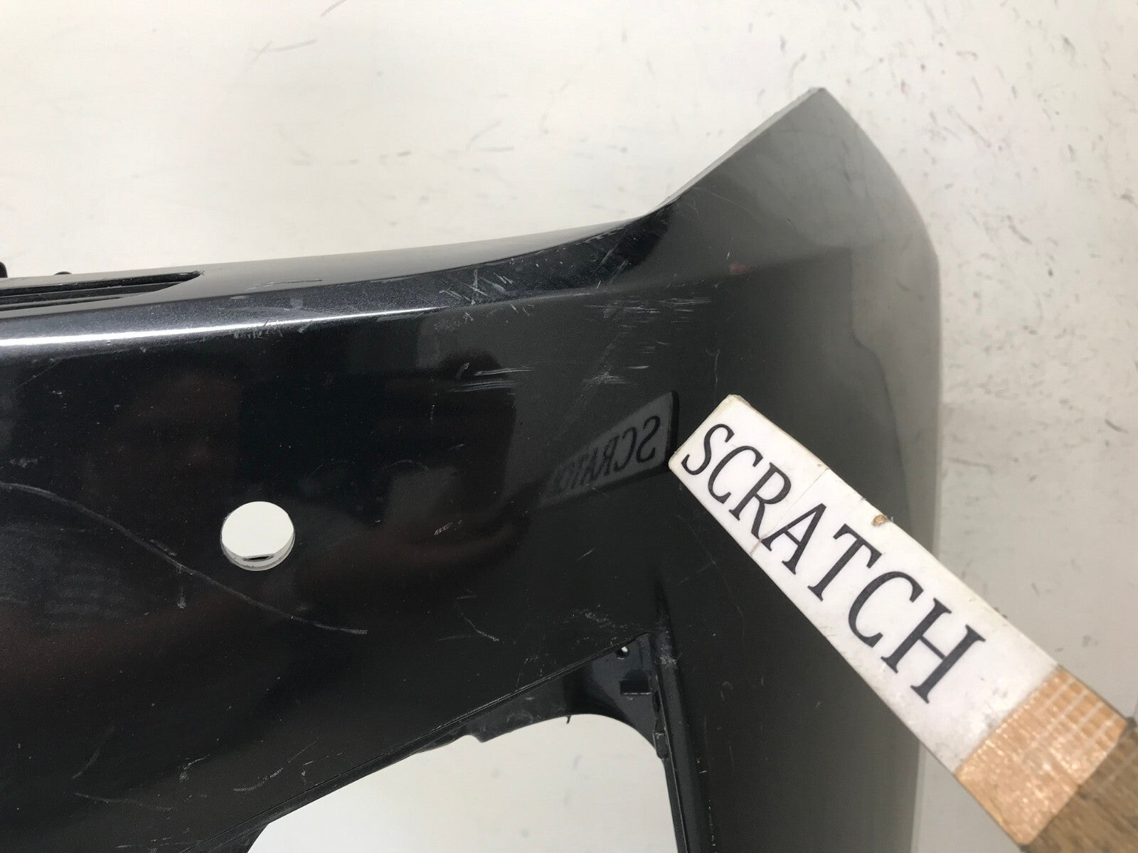 Front Bumper Cover Black Lexus RX350 RX450H 16-18 w/Sensor Holes 52119-0E270 OEM