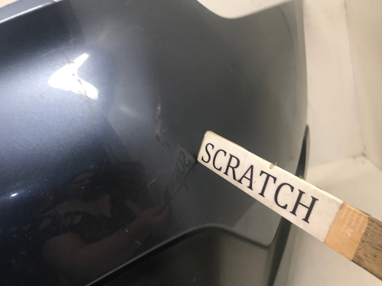 Rear Bumper Cover Blue Subaru Outback 2018 2019 w/Sensor Holes 57704AL18A OEM