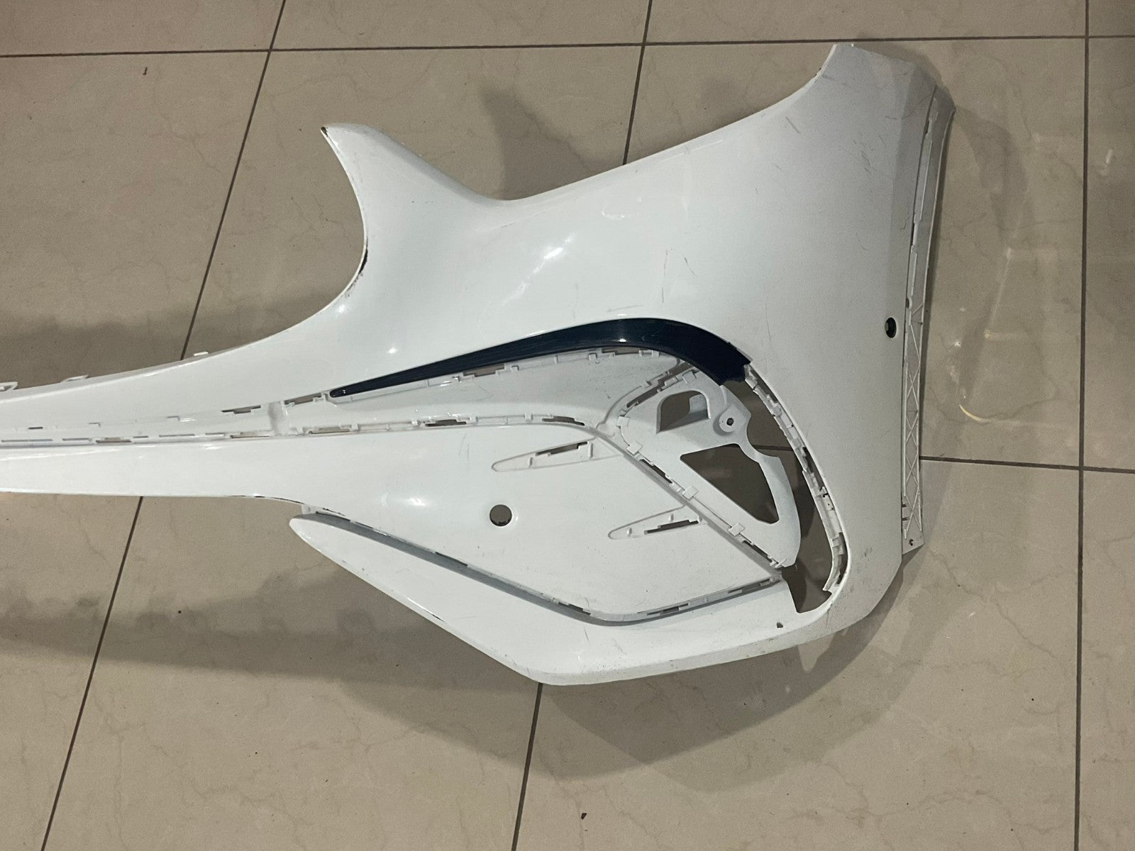 Front Bumper Cover White 2023 2024 2025 Mercedes Benz GLC Class X254 AMG CAPA