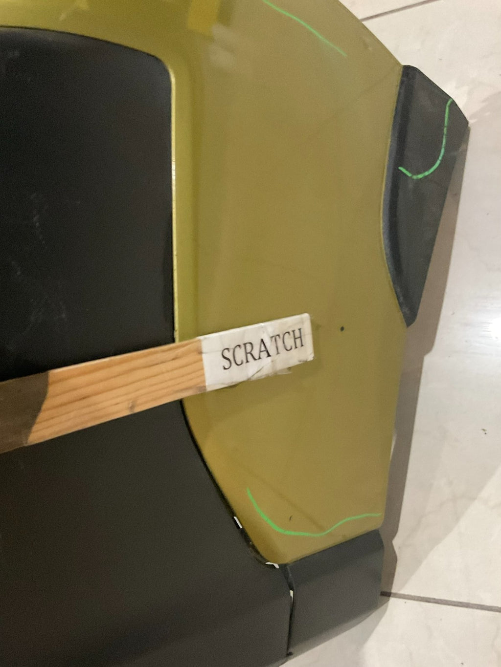 Front Bumper Cover Green 2021-2023 Subaru Crosstrek Sport 57004fl040 OEM