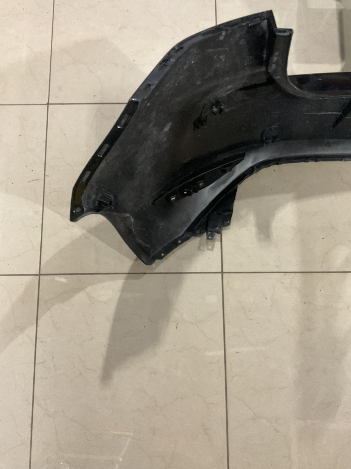 Rear Bumper Cover Black 2017 Volkswagen Golf CAPA