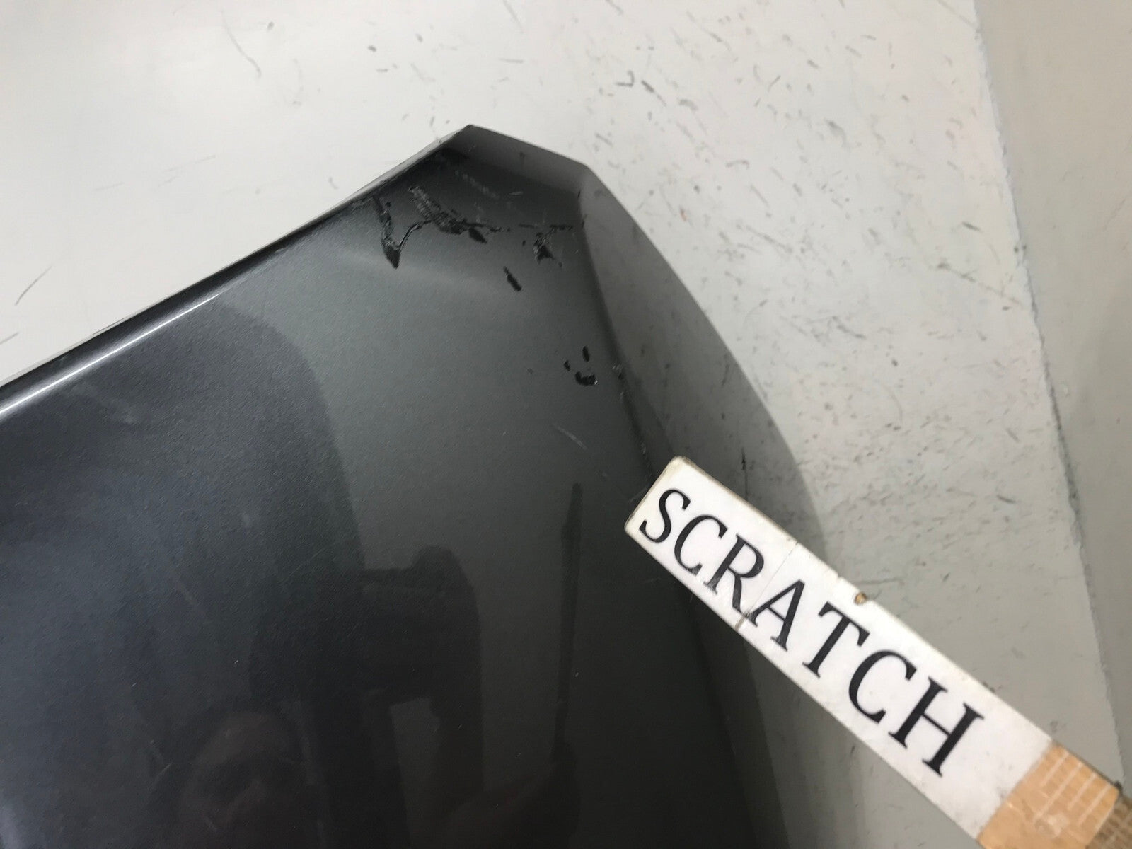Rear Bumper Cover Gray 2018-2020 Nissan Leaf S/SL/SV w/Sen Holes 85022-5SA0H OEM