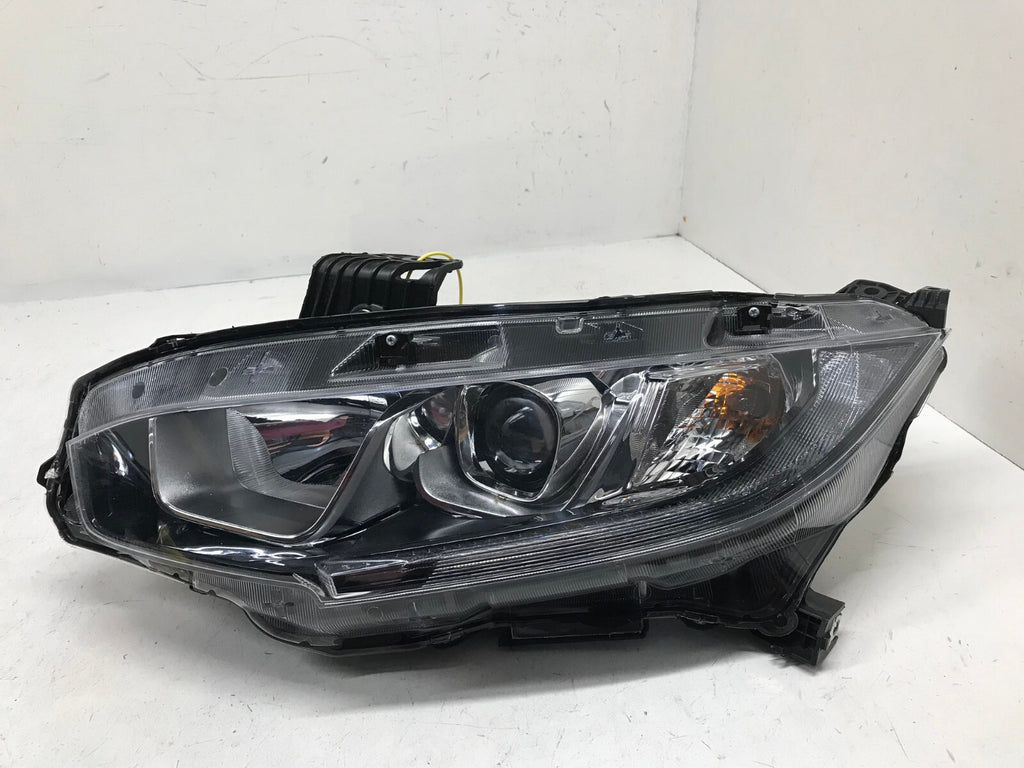 Headlight Damaged Left LH Driver 2016-2021 Honda Civic 33150TBAA01 OEM