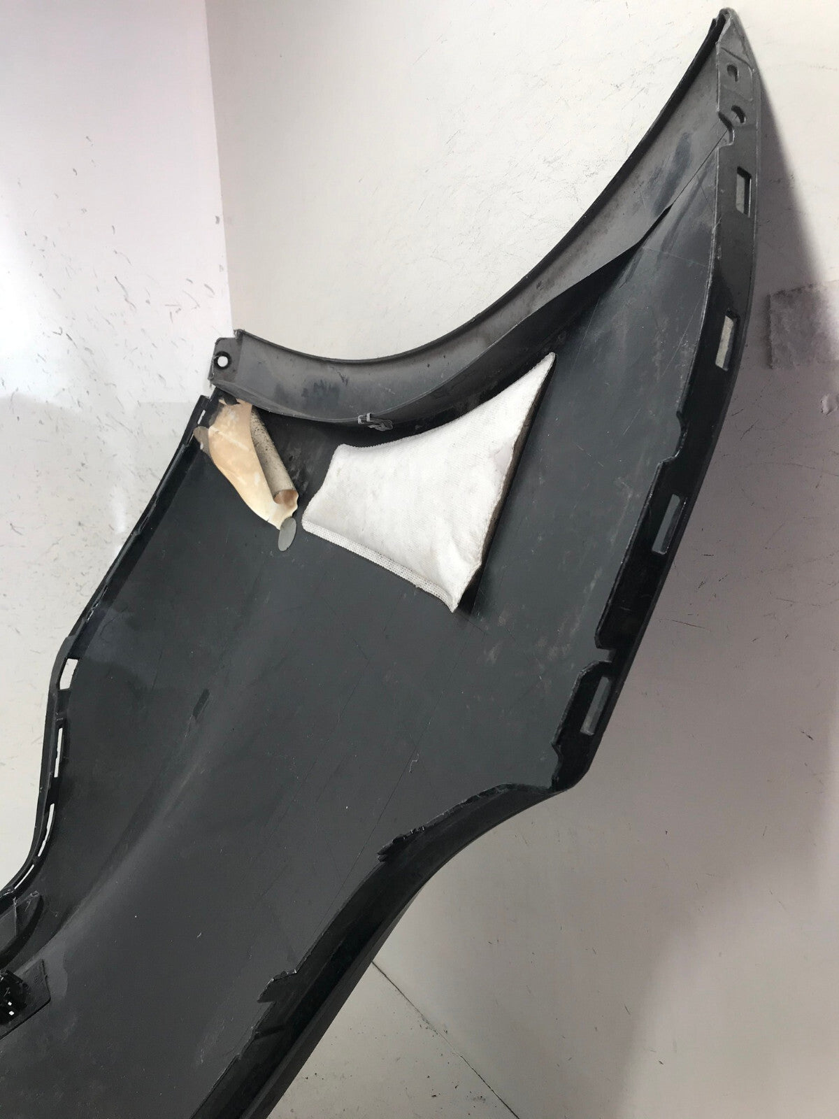 Rear Bumper Cover Black Porsche Panamera 2017-2020 w/Sensor Holes 971807421 OEM