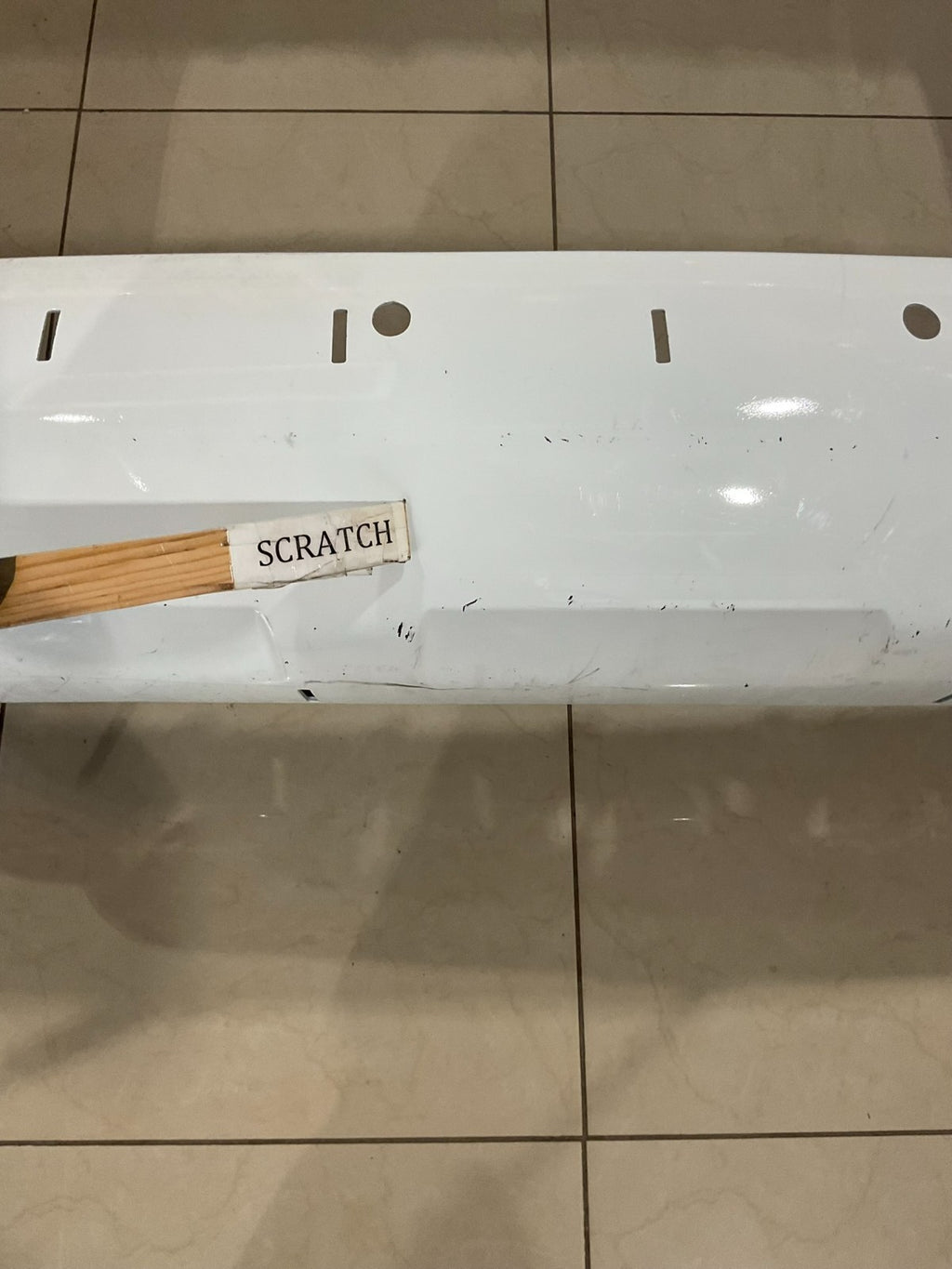 Front Bumper Cover White 2014-2023 Toyota 4Runner SR5 Base 52119+35210 OEM