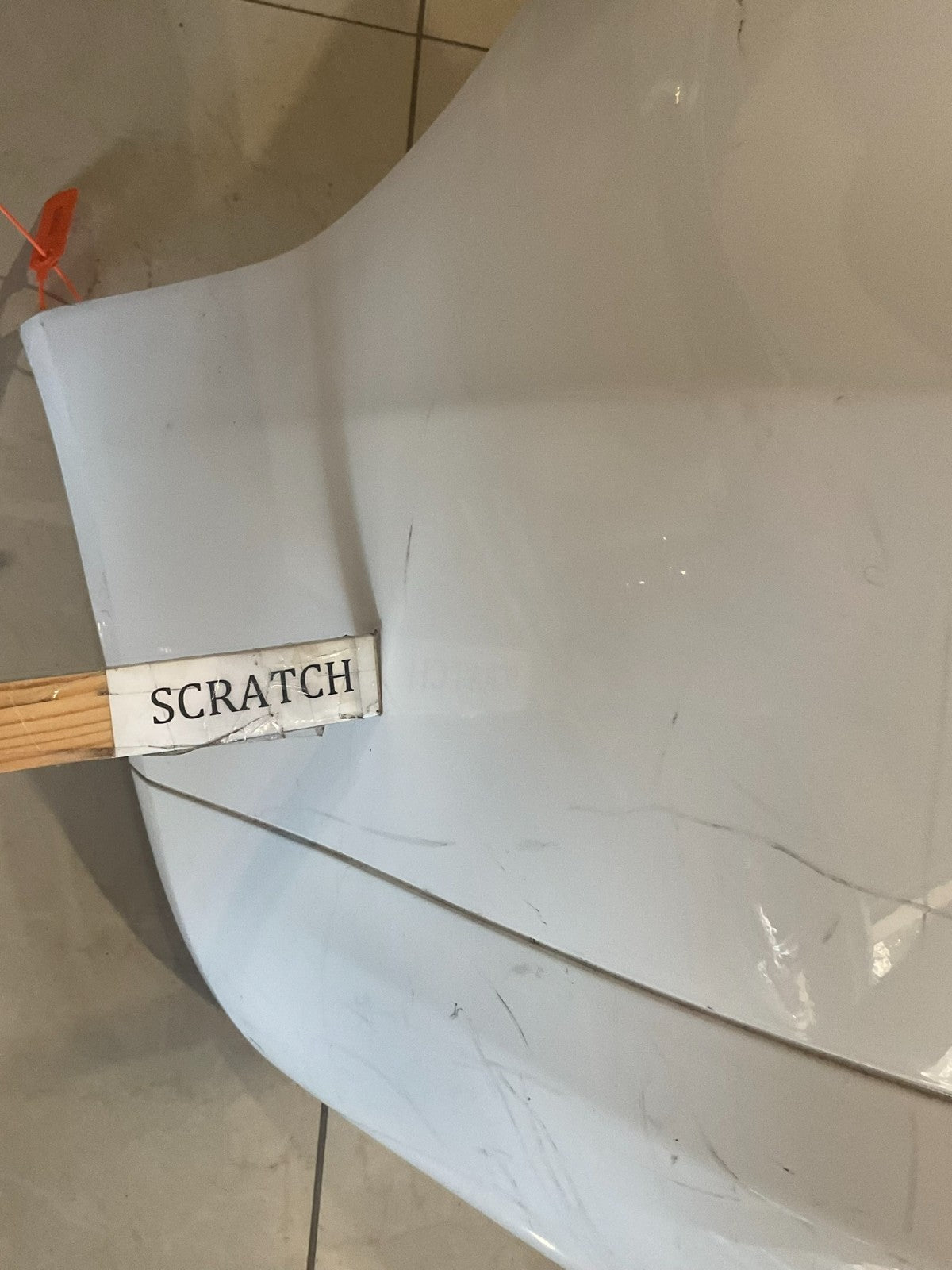 Rear Bumper Cover White 2007-2011 Volkswagen EOS 1q0 807 417 k OEM