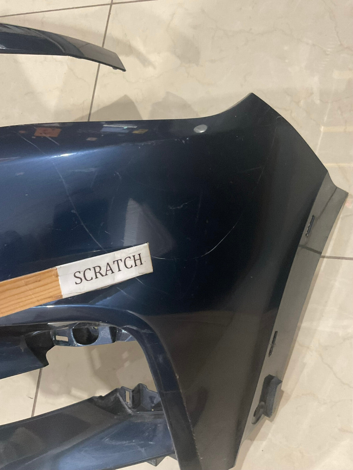 Front Bumper Cover Blue 2017-2020 Infiniti QX80 62022-6GW0H OEM