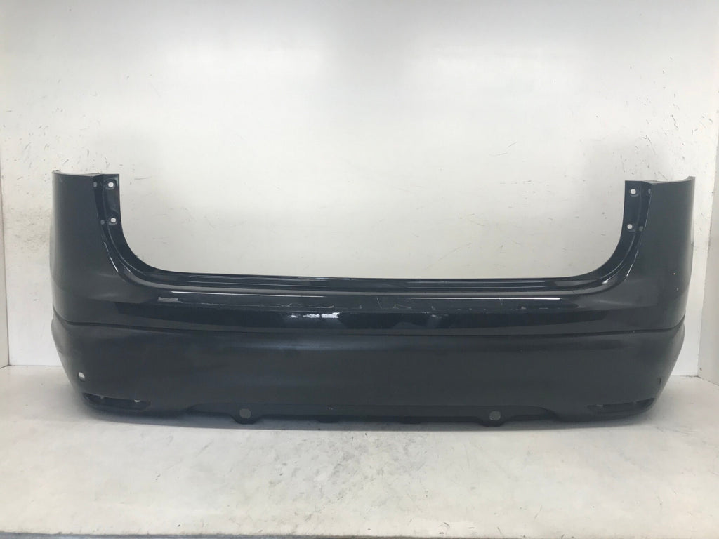 Rear Bumper Cover Black Nissan Rogue Sport S SL SV 2017 2018 w/Sensor Holes OEM