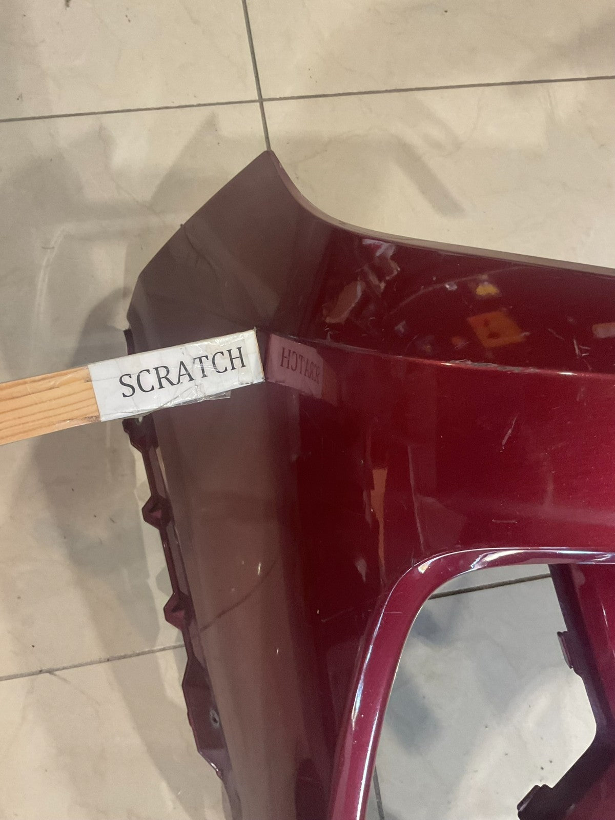 Front Bumper Cover Red 2022-2023 Toyota RAV4 52119+42b20 OEM