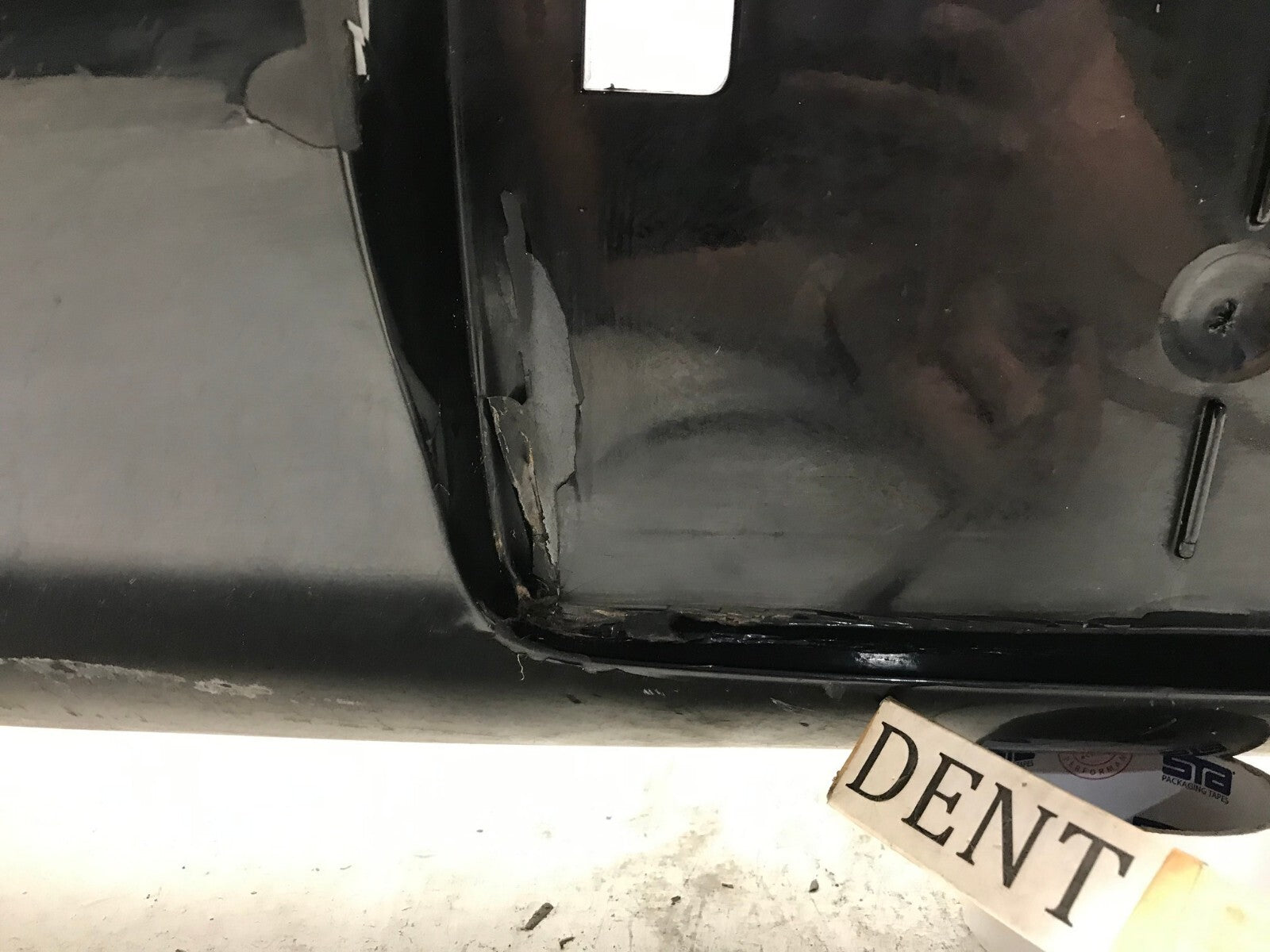 Rear Bumper Cover Black Chevy Cobalt Base LT LS 2005-2010 22695247 OEM