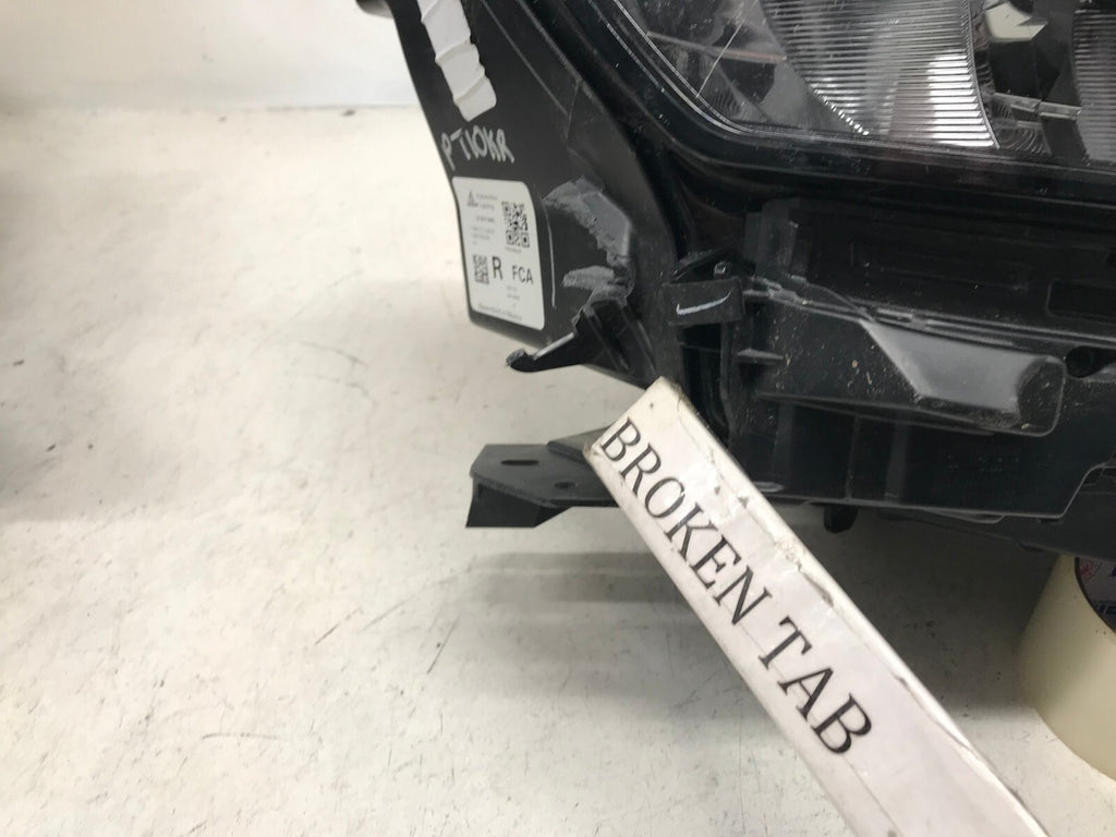 Headlight Damaged Passenger RH Right 2022 Jeep Grand Cherokee 68376992AF OEM