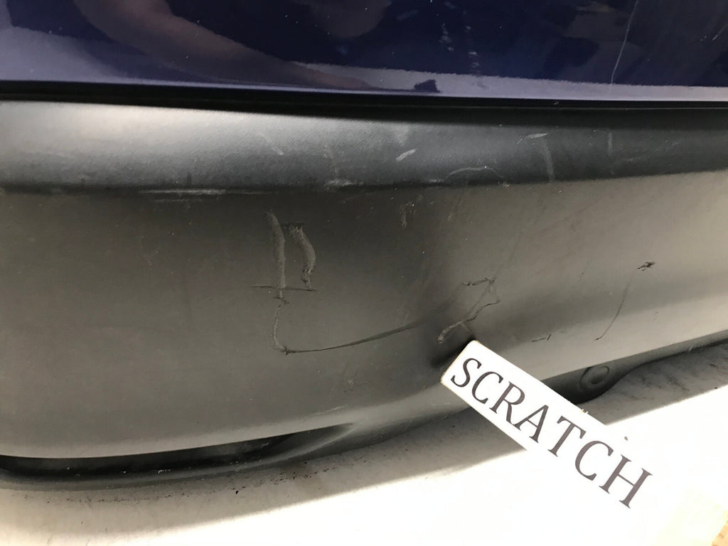 Rear Bumper Cover Blue Nissan Rogue Sport S SL SV 17 18 w/Sns H 62022-6MA0H OEM