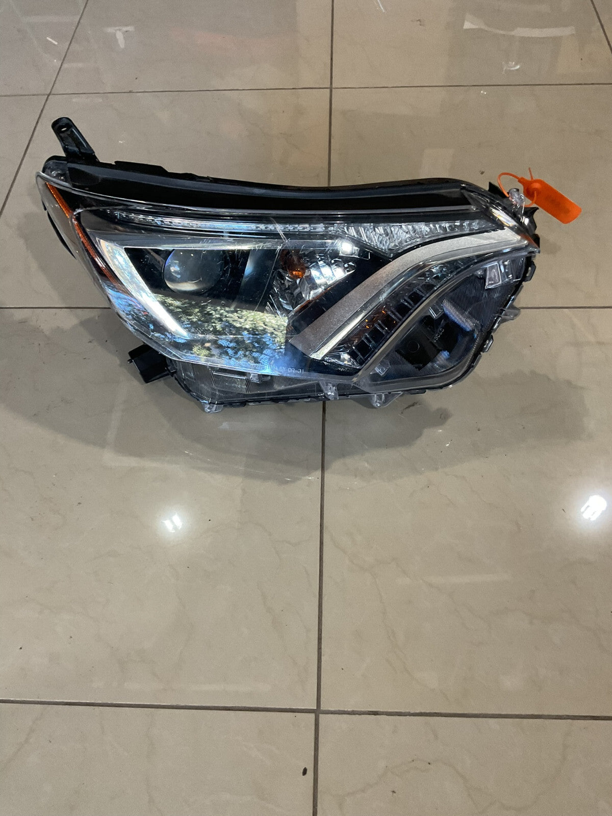 Headlight Headlamp Left Driver LH Black 2016-2018 Toyota RAV4 RAV4 2016-2018 OEM