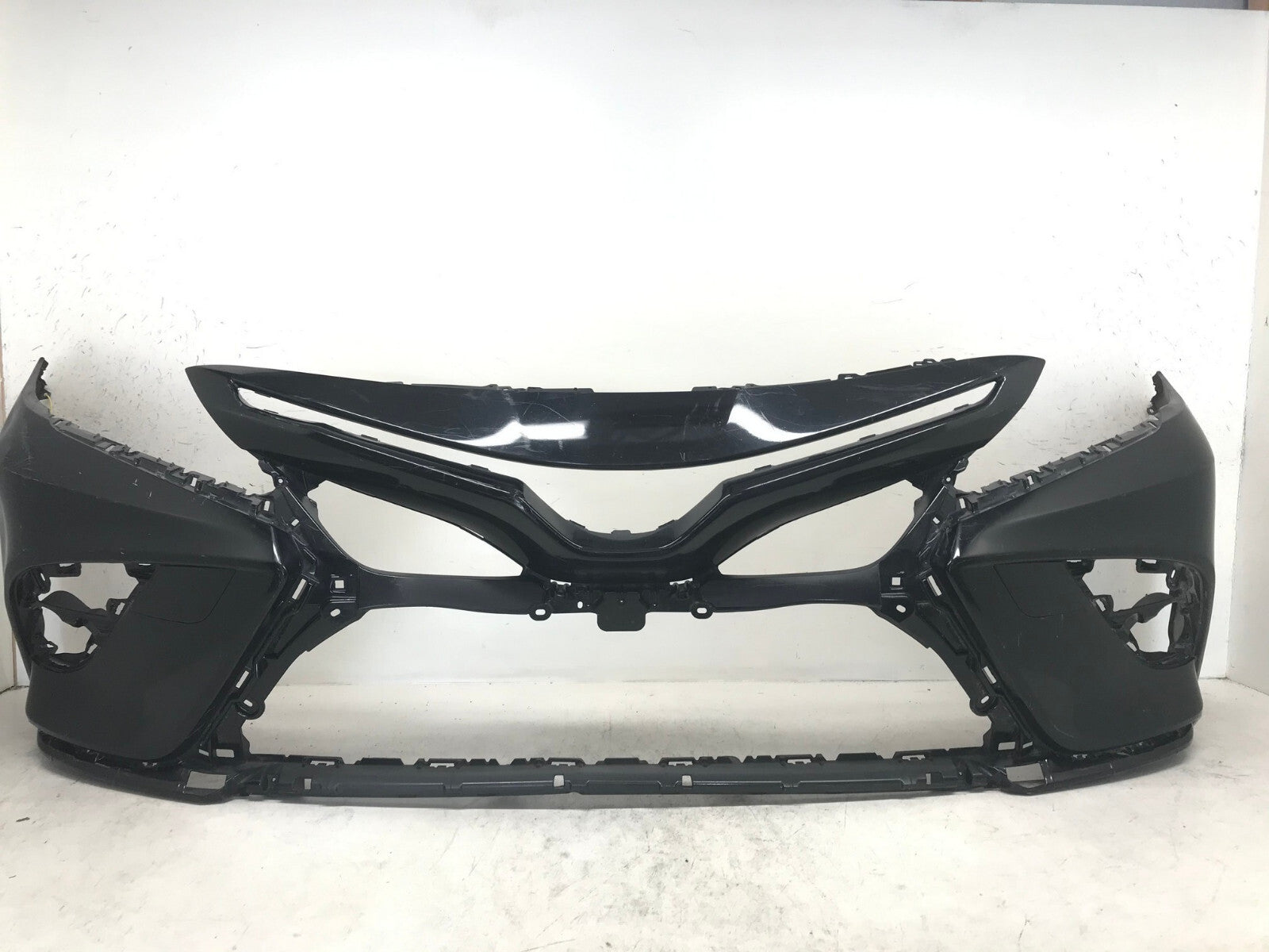 Front Bumper Cover Toyota Camry Black 2017 2018 52119-33B00 OEM2