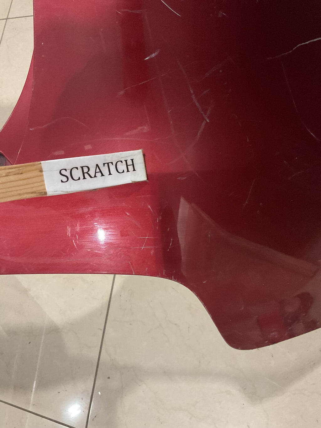 Rear Bumper Cover Red Kia Sorento L EX Limited 2016-2018 86611-C6000 OEM