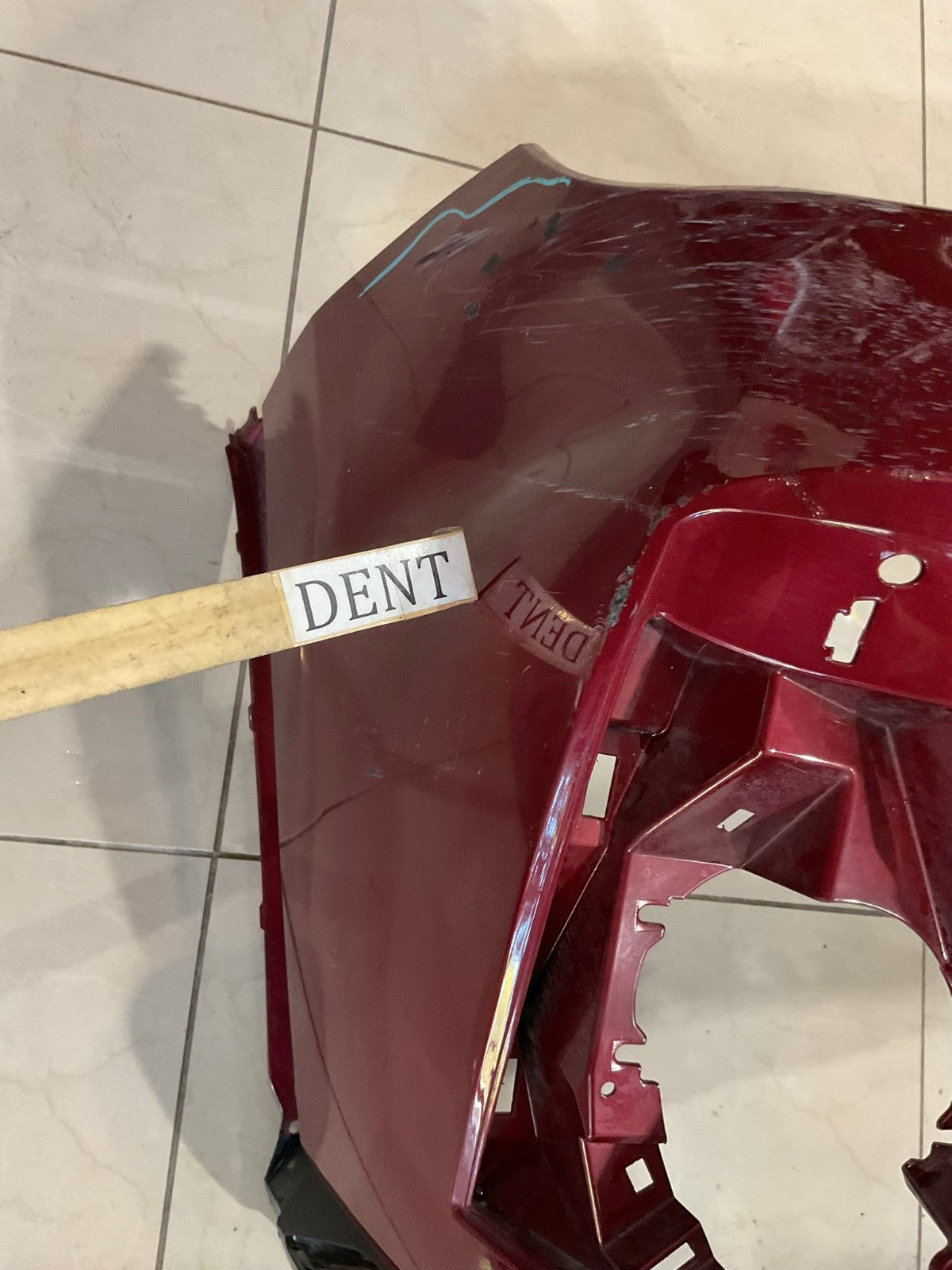 Front Bumper Cover Red 2019 2020 2021 2022 Nissan Murano S SL SV 62022+9UF0H OEM