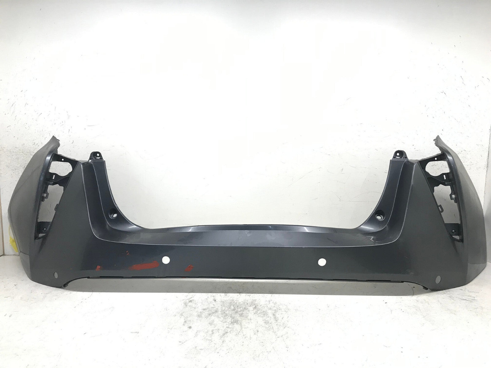 Rear Bumper Cover Gray Toyota Prius Two Three Four 16-18 w/Sensor Holes OEM
