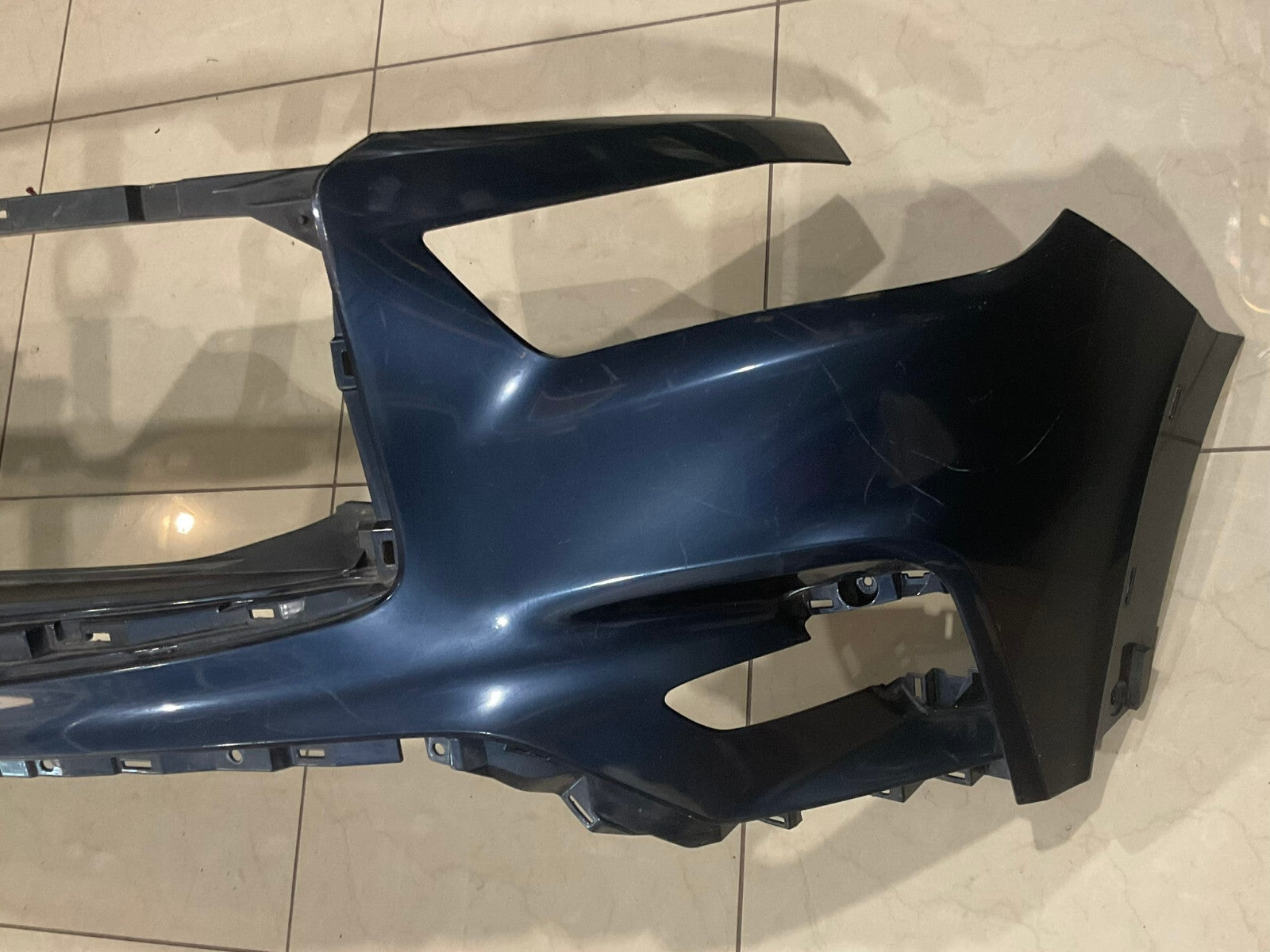 Front Bumper Cover Blue 2017-2020 Infiniti QX80 62022-6GW0H OEM