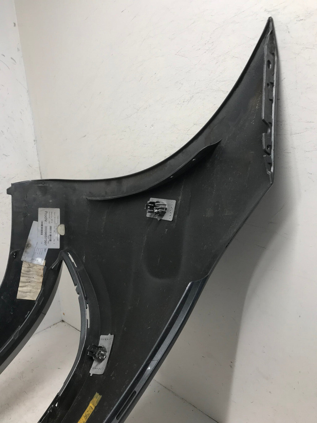 Front Bumper Cover Gray Mercedes S-Class S600 S550 2016-2019 w/Sensor Holes OEM