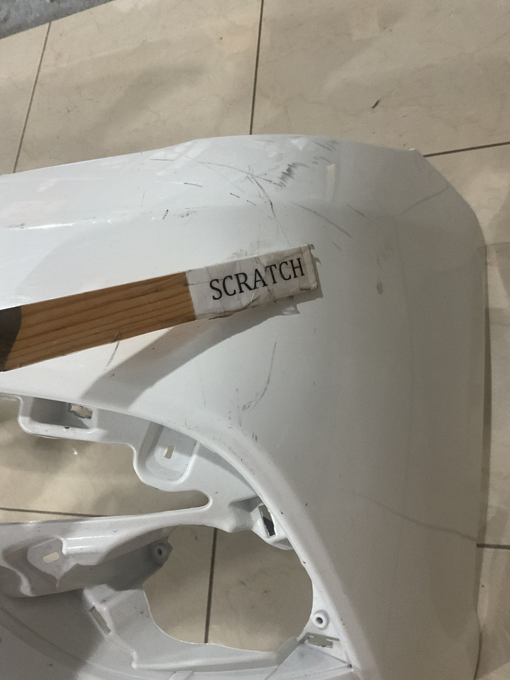 Front Bumper Cover White 2021-2023 Toyota Camry SE XSE CAPA