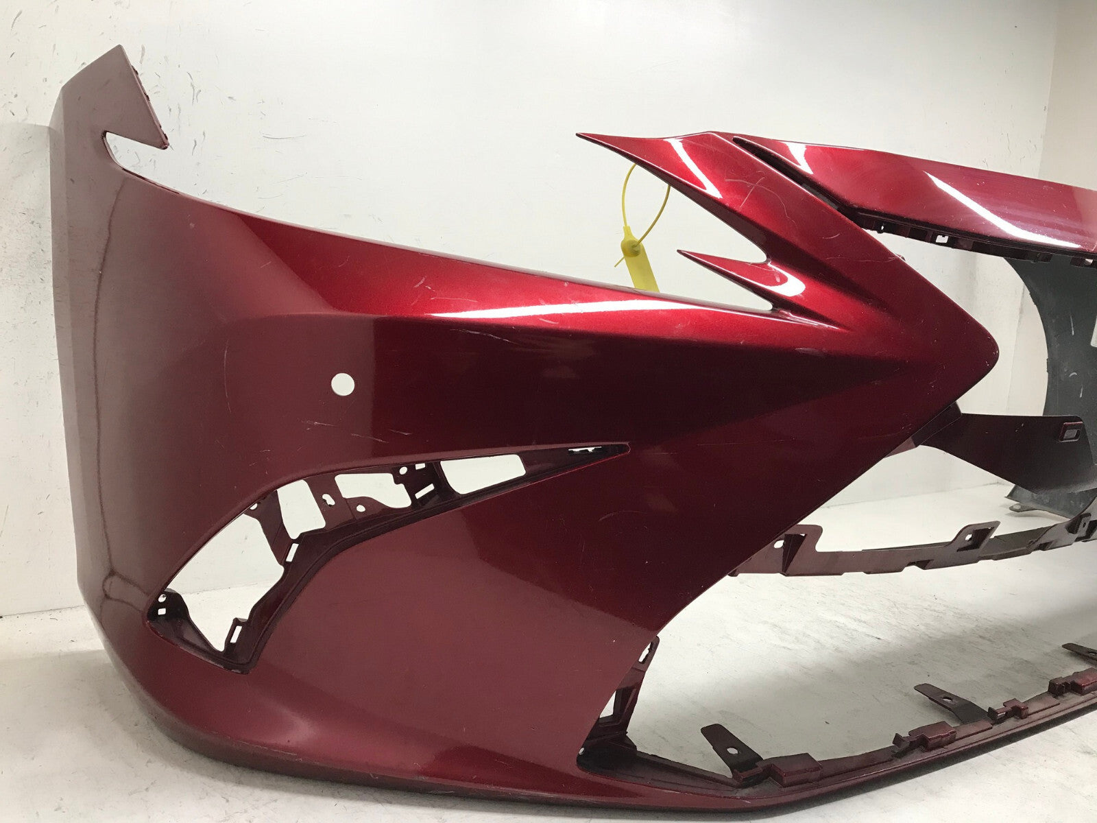 Front Bumper Cover Lexus ES350 Base w/Sensor Holes Red 2019 52119-06J00 OEM2