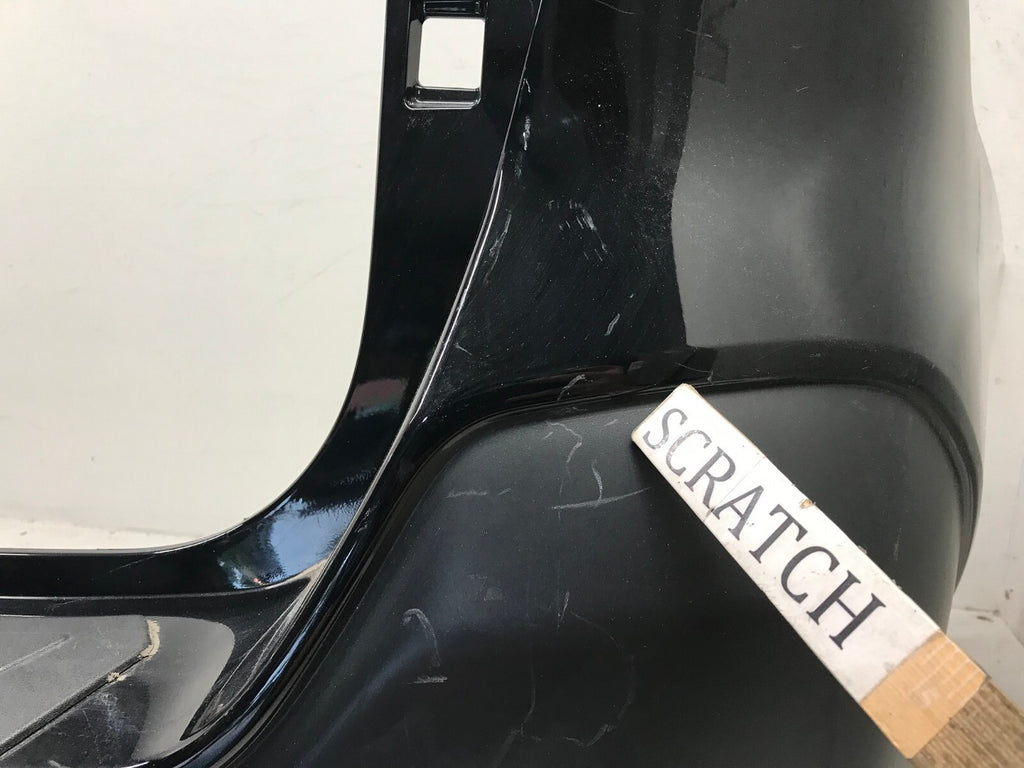 Rear Bumper Cover Black Subaru Outback Base/Touring/Ltd 20-21 w/Sensor Holes OEM