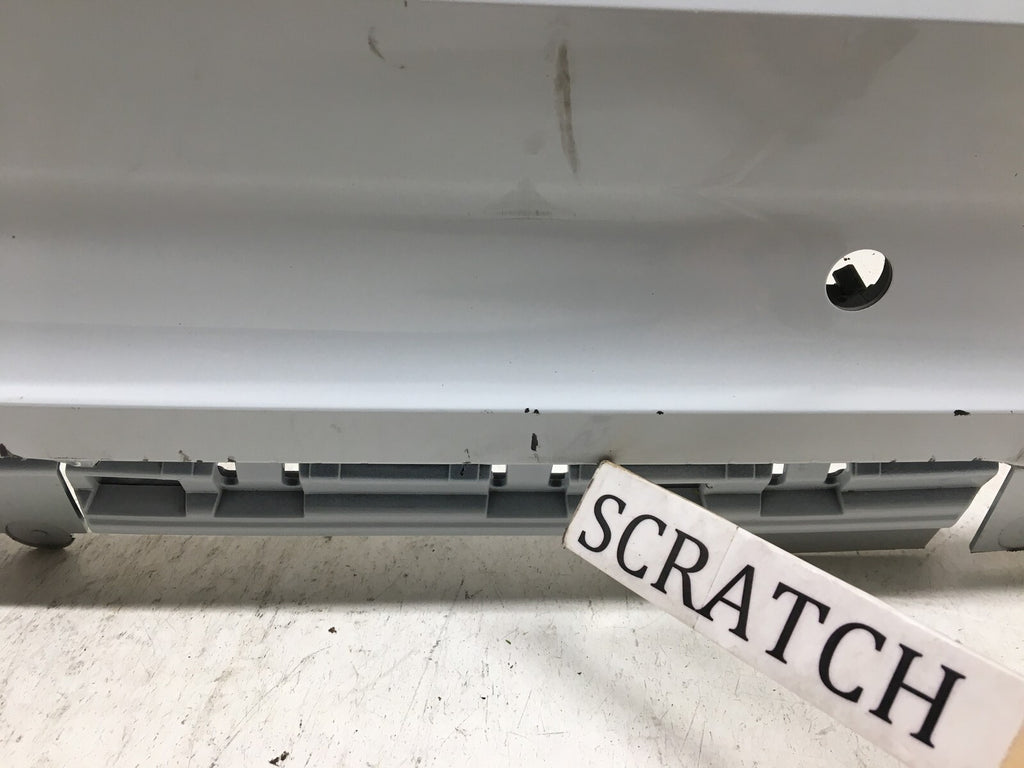 Rear Lower Bumper Cover Audi Q7 Premium Plus Prestige w/Sensor Holes 2017 OEM