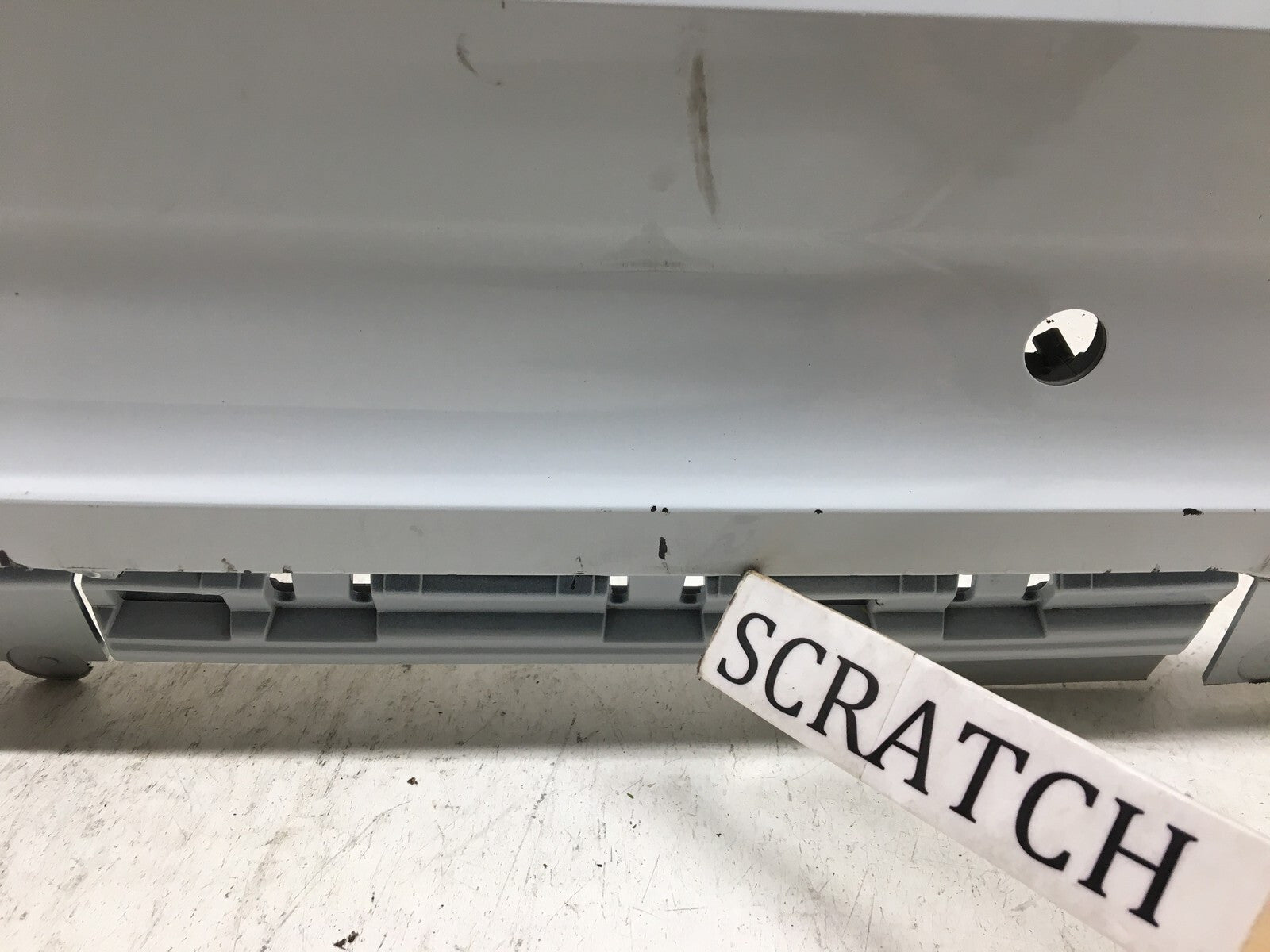 Rear Lower Bumper Cover Audi Q7 Premium Plus Prestige w/Sensor Holes 2017 OEM
