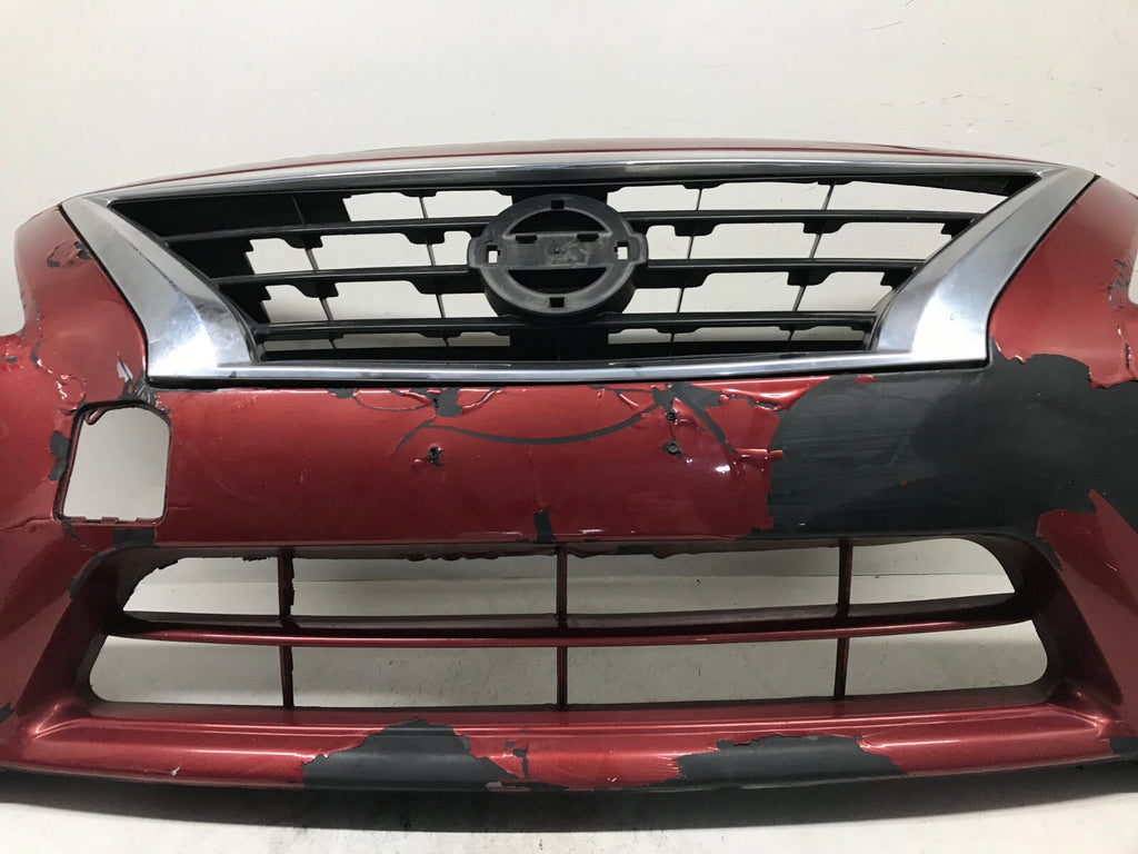 Front Bumper Cover Red Nissan Versa 2015-2018 62022-9KM0H OEM