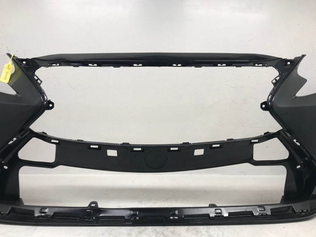 Front Bumper Cover Black Lexus ES350 2016-2018 w/Sensor Holes CAPA