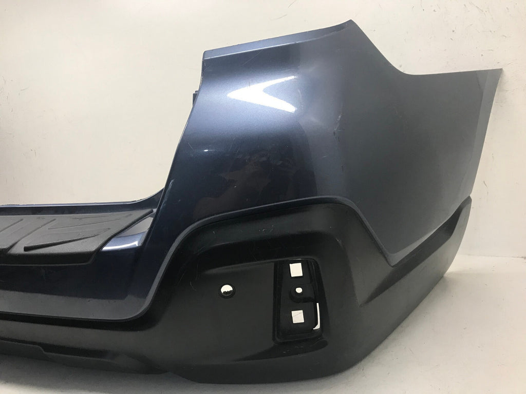 Rear Bumper Cover Blue Subaru Outback 2018 2019 w/Sensor Holes 57704AL18A OEM