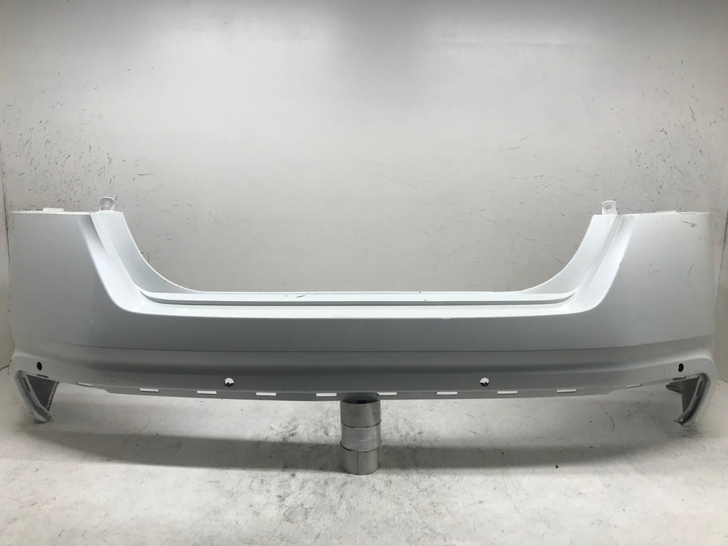 Rear Bumper Cover White Nissan Altima S/SL/SV/SR 2019-2020 w/Sensor Holes OEM