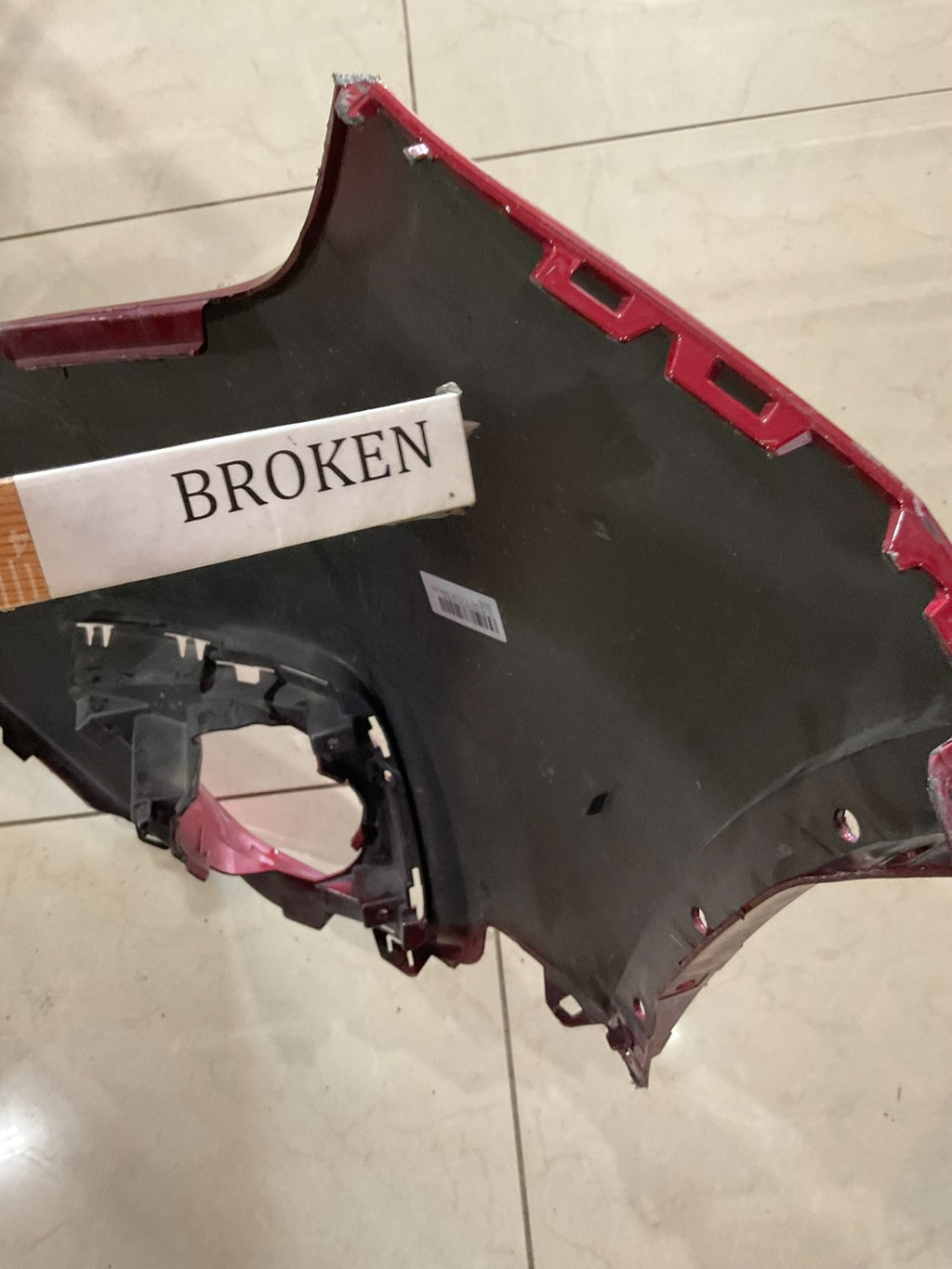 Front Bumper Cover Red 2019 2020 Buick Envision CAPA