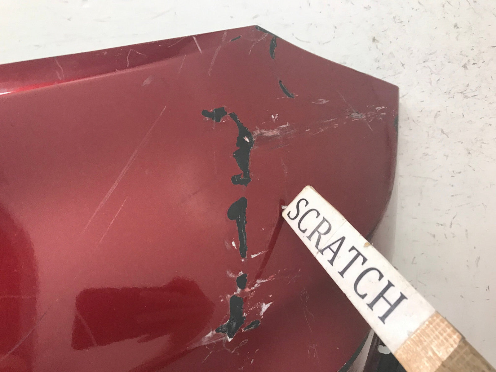 Front Upper Bumper Cover Red Honda CR V EX EX L LX 2010 2011 71101-SWA-ZZ00 OEM